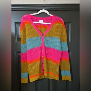 Dee Elly Striped Cardigan